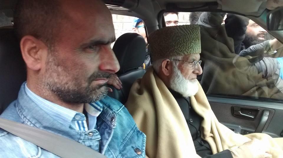 Geelani arrives in Srinagar